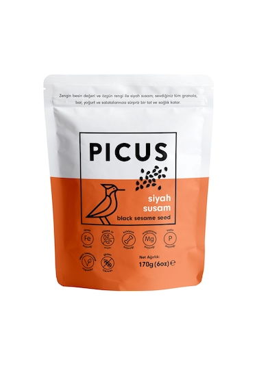 Picus Siyah Susam 170 G