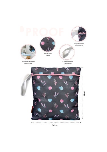 Proof Kirli Temiz Çantasi Sheni Çok Renkli