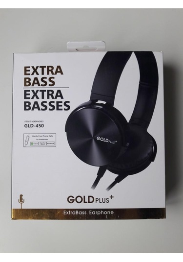 Gold Plus Extra Bass Stereo Kulak Üstü Kulaklık