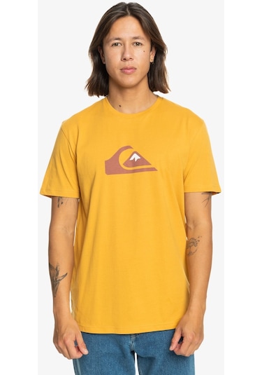 Quiksilver Comp Logo Erkek Tişört Eqyzt07658-69 Sarı