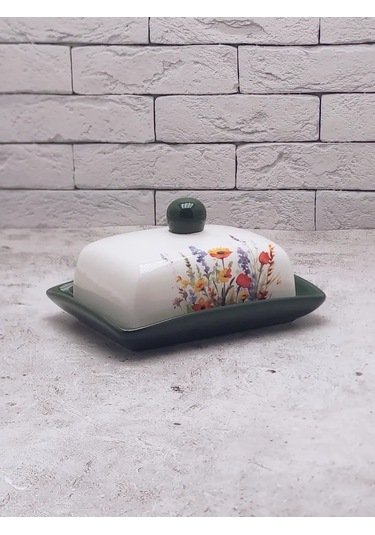 Rosenberg Krem Peynir İçin Kapaklı Seramik Tereyağı Kabı 205333254 Sütlü