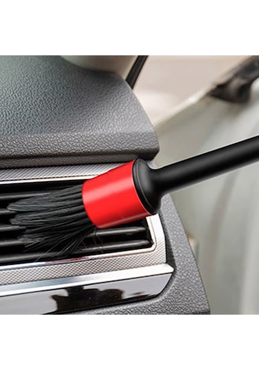 5'li Kaliteli Farklı Boyutlarda Oto Detay Fırça Seti 5 Adet Oto Araba Yıkama Klima Temizleme Fırçası