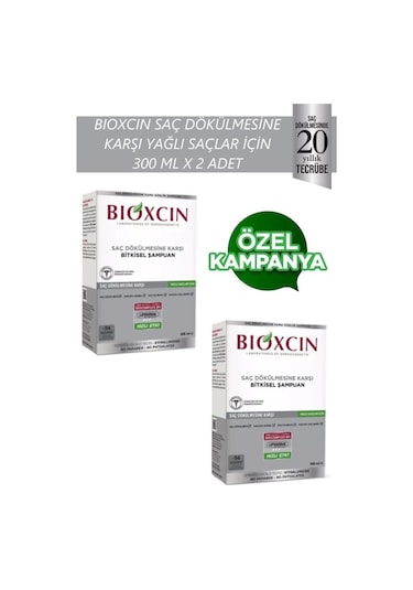 Yağlı Saçlar Için 300 Ml X 2 Adet