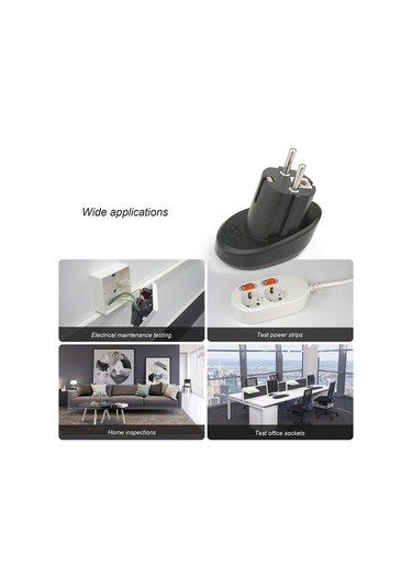 Novahub Profesyonel Priz Test Cihazı - Hızlı Kablo Ve Kaçak Akım Kontrolü Güvenlik İçin