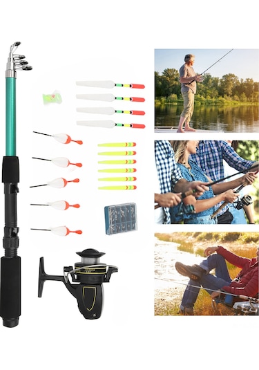 Skycity Yeni Başlangıçcı İçin 127 Parça Kamış Makine Seti - Dayanıklı Karbon Fiber, Tuzlu-su Tuzsuz-su Uygun, Tam Aksesuarlar