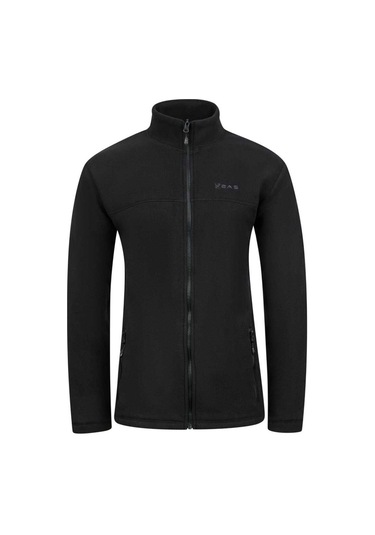 2as Chestert Erkek Tam Fermuarlı İnce Polar Sweatshırt Siyah 2aschestfbm24-0924 Siyah