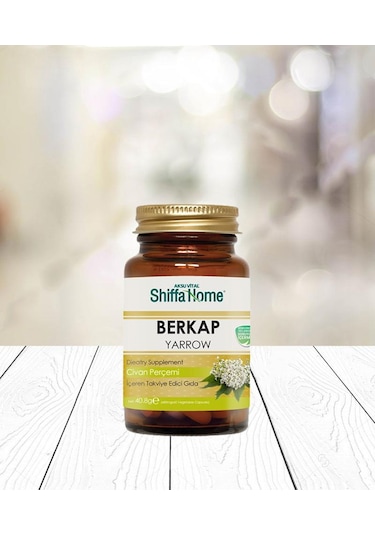 Aksu Vital Shiffa Home Berkap Yarrow Civan Perçemi 680 MG 60 Kapsül