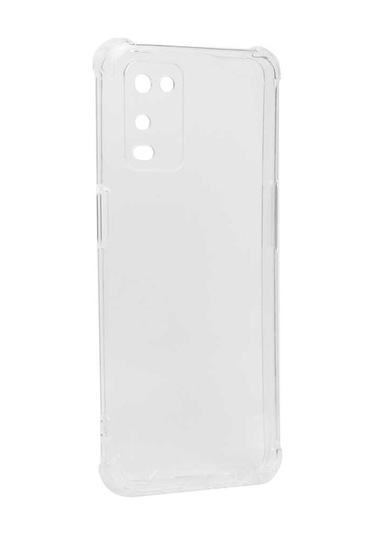 Oppo A54 4G Kılıf Zore Kamera Korumalı Nitro Anti Shock Silikon Renksiz
