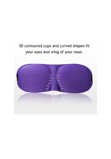 Samdoo Uyku Göz Maskesi 3'lü Set - 3d立体, Hava Geçirgen, Ultra İnce + Su Geçirmez Saklama Çantası + Gürültü Engelleyici Earpluglar Siyah