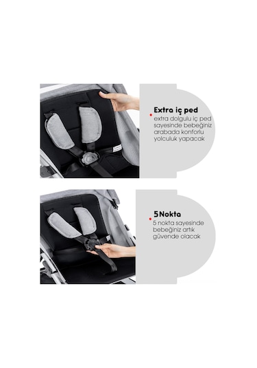 Baby Home Q8 Pratik Baston Bebek Arabası