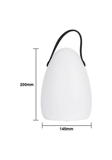 Dancemonkey Taşınabilir Kamp Lambası 16 Renkli Masa Işığı Çok Renkli