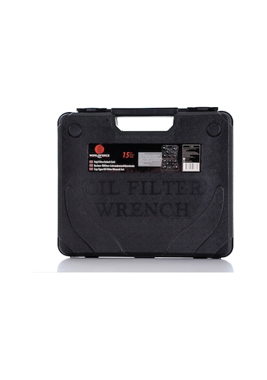 Worldforce 15 Parça Tas Tipi Yağ Filtre Anahtar Seti Profesyonel N11.9105