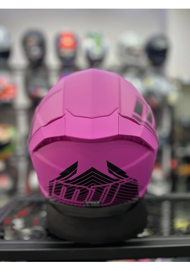 Mts 910 Fushia Lady Kask Pembe