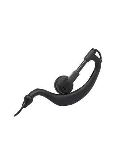 Springsun Kenwood, Baofeng, Retevis Uyumlu K Bağlantılı Walkie Talkie Kalın Kablolu Kulaklık - Siyah P992-pk01