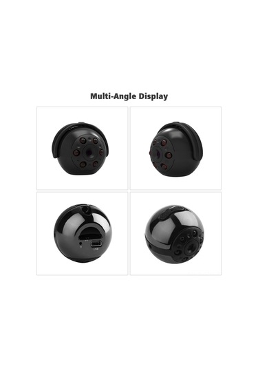 Reedark Sq9 Mini Kameralar 1080p Full Hd Cmos Sensörlü 6 Ir Led Işıkli Gündüz/gece Kamera Hareket Algılama Ve Tv Çıkışı Desteği