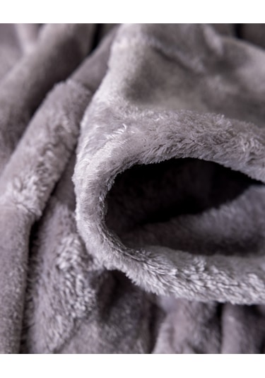 Vaporeux Welsoft Düz Tv Battaniye - Gri 8684427293096 Gri