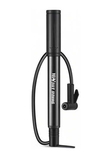 Ranyeek West Bıkıng Taşınabilir Bisiklet Pompası, 90psı Yüksek Basınç, Alüminyum Gövde, Bisiklet Ve Toplar İçin Siyah