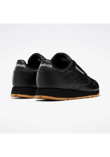 Reebok Classic Leather Unisex Siyah Spor Ayakkabı Düz 100008493 Siyah