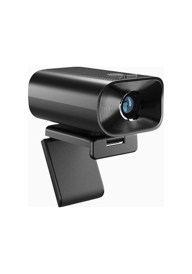 Powerology 1080p 5x Zoom Konferans Web Kamerası, Siyah Webcam