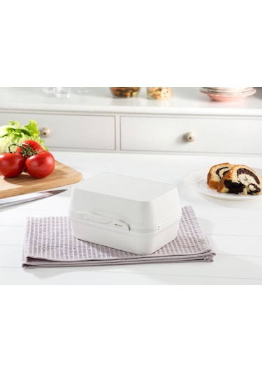 Madame Coco Diurne Dikdörtgen Beslenme Kutusu Saklama Kabı 1ksakl039313x17,5x9,5 Cm-soft Ekru Çok Renkli