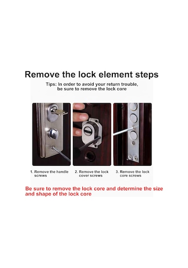 Symbee Alüminyum Profil Kapı Kilit Gövdesi 8520/8525/8530/8535 Serisi 35-50mm Tek Nokta Tamiri İçin Çelik Malzeme