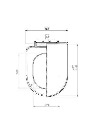 Orkide Yavaş Kapanır Klozet Kapağı