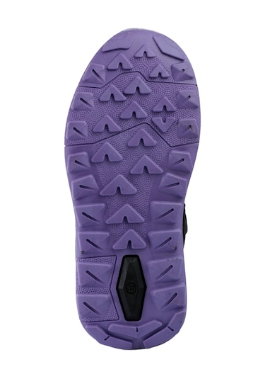 Slazenger KESHA Çocuk Cırt Cırtlı Siyah / Mor Bot