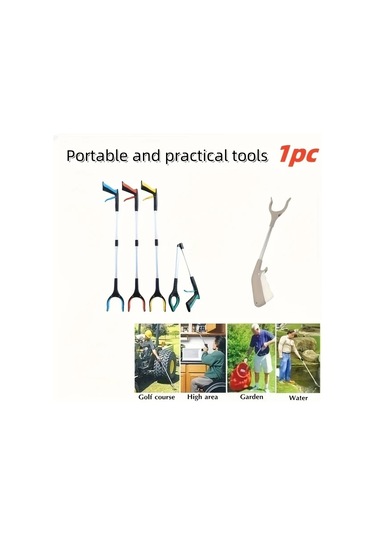 Fochsia 4 Renk Seçenekli Turuncu Uzun Saplı Hafif Çöp Maşası - Geniş Ağız İle Yaşlılar Ve Ev Temizliği İçin Pratik Çöp Toplama Aleti