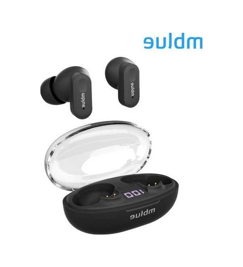 Fortunelane Mblue Ar01 Kulaklık: Ipx4 Su Geçirmez, Gürültü Engelleme, Uzun Pil, Spor İçin Siyah