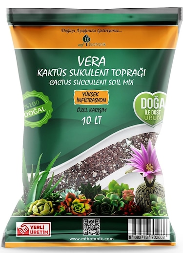 Mf Botanik Kaktüs Sukulent Teraryum İçin Uygun Toprak 10 L