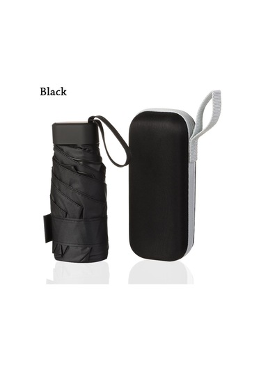 Katlanabilir Ultra Hafif Mini Şemsiye Siyah - Spot Satışlar Diğer