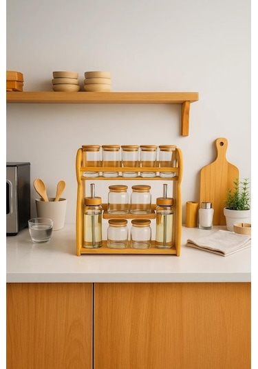 Bambum Layla - 12 Parça Mutfak Seti Şeffaf