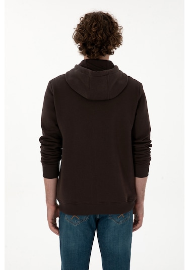 U.s. Polo Assn. Erkek Koyu Kahverengi Hırka Örme 50313755-vr084 Koyu Kahverengi