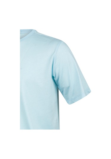 2as Axel Erkek Bisiklet Yaka T-shirt Açık Mavi