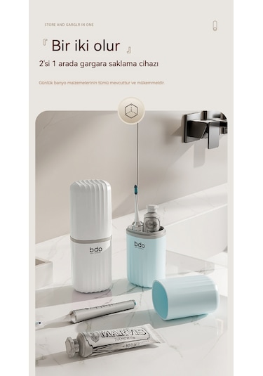 Taşınabilir Diş Fırçası Saklama Kutusu-yeşil Yeşil