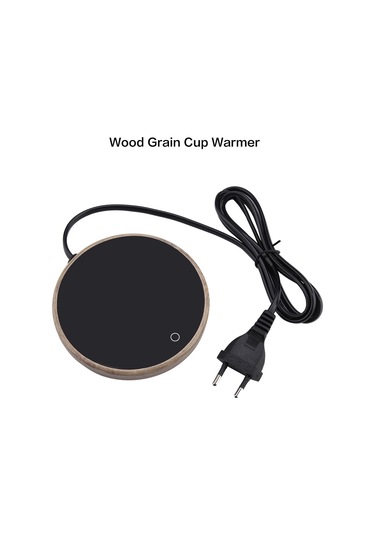 Xiyyadms Ahşap Desenli Dokunmatik Termostatlı İçecek Isıtıcı, 8 Saat Otomatik Kapanma, 220-240v Avrupa Standartı Kahve/çay Isıtma Diğer