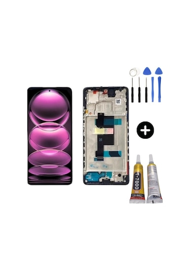 Xiaomi Redmi Note 12 Pro 5g Uyumlu Çıtalı Lcd Ekran Dokunmatik + Montaj Seti