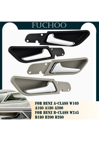 Siyah Sol-iç Kapı Paneli Kolu Çekme Ayar Kapağı Mercedes-benz W169 W245 A160 A180