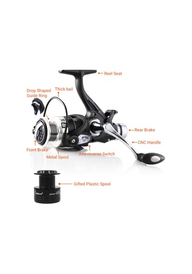 Ranyeek Coonor Lj İki Fren Sistemi Balık Makinesi - Yumuşak Performanslı Metal Gövde Lj3000-lj6000 Seçenekli