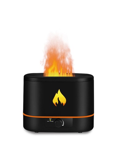 Alev Desenli 2 Lt Su Hazneli Hava Nemlendirici Ultrasonik Buhar & Sessiz