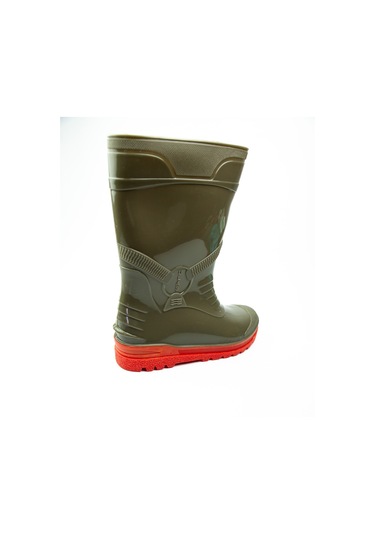 Babalı 2026 Doğan Haki Kısa Kadın İş Çizmesi 28 Cm Siyah