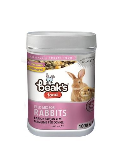Beaks Karışık Tavşan Yemi 1000 Gr