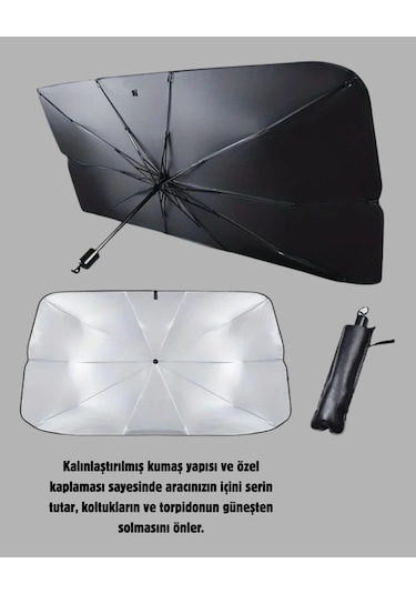 360 Ayarlanabilir Ön Cam Güneşliği Pratik Kullanım Ve Dayanıklı Yapı