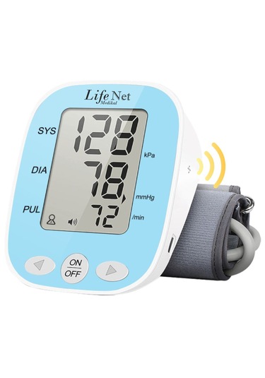 Life Net Medikal KF-65A Türkçe Konuşan Kol Tipi Dijital Tansiyon Aleti