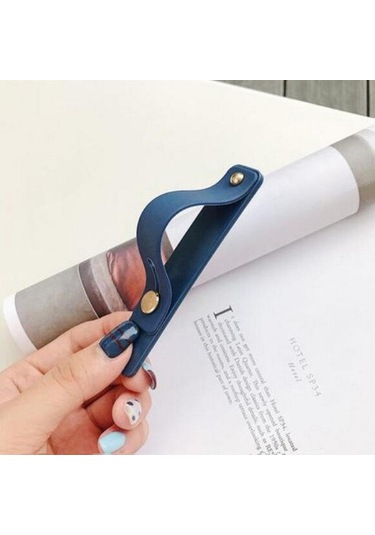 Lacivert Akıllı Telefon İçin Ayarlanabilir Basit Renkli Silikon Taşınabilir Stand Tutucu Telefon Braketi