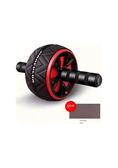 Elmpaly Kırmızı Ev Sporu Karın Kası Jantı - Taşınabilir Göğüs Ve Üst Vücut Antrenman Aleti