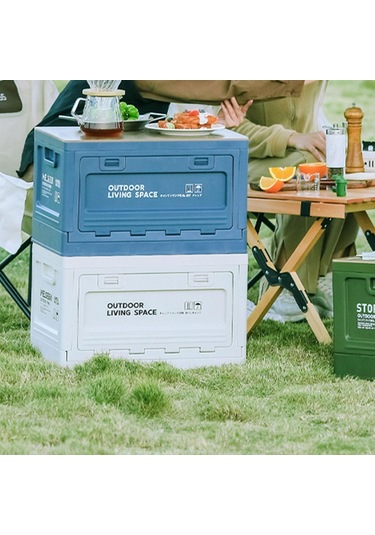 Suntek Katlanabilir Depolama Kutusu 27l Konteyner Kamp Beyaz