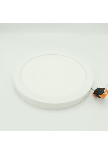 Yuvarlak Sıva Üstü Led Panel Armatür Trafolu Beyaz Gün 12/20/25W Beyaz