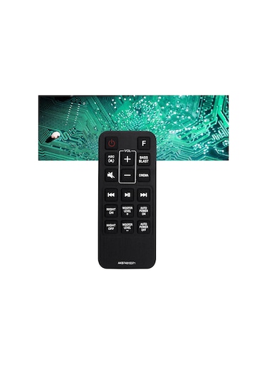 Crackedice Akb74815371 Lg Sound Bar Sj3 Sj4 Spj4b-w İçin Uzaktan Kumandayı Değiştirin