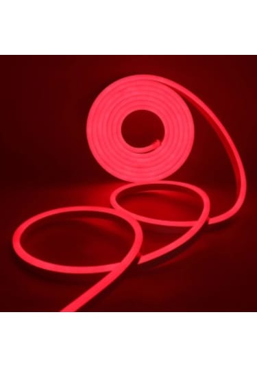 12 Volt Neon Led Kırmızı 5 Mt Ip65